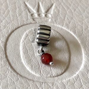 RETIRED Pandora Carnelian Birthstone - July
